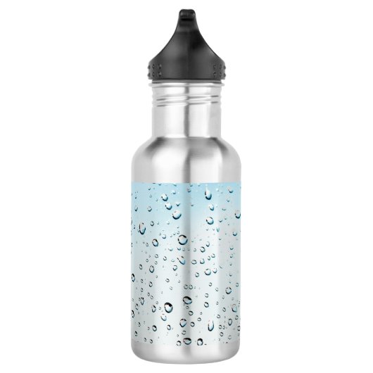 Raindrops Texture Edelstahlflasche (Rechts)