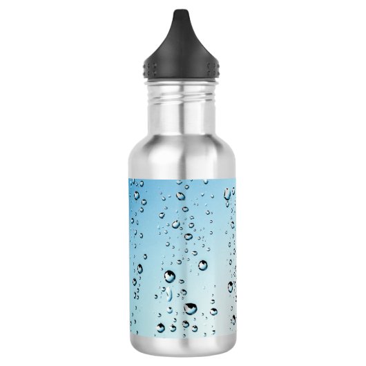 Raindrops Texture Edelstahlflasche (Links)