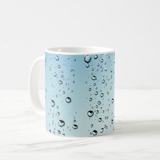 Raindrops Texture Kaffeetasse (Vorderseite Links)