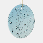 Raindrops Texture Keramik Ornament (Rechts)