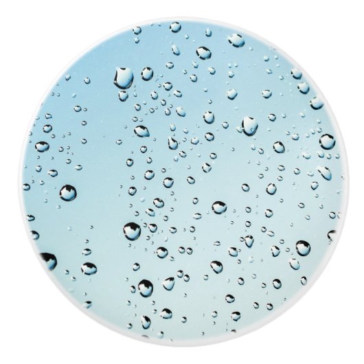 Raindrops Texture Keramikknauf (Vorderseite)