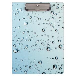 Raindrops Texture Klemmbrett