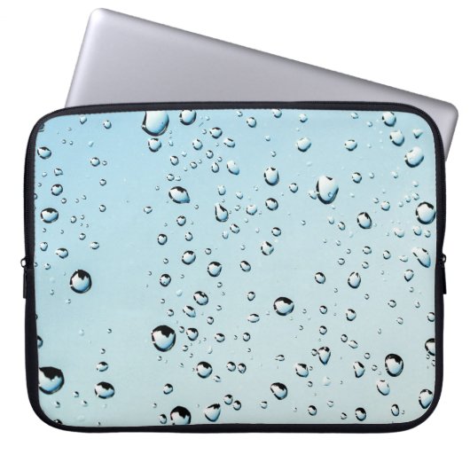 Raindrops Texture Laptopschutzhülle (Vorderseite)