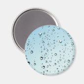 Raindrops Texture Magnet (Vorderseite/Rückseite)
