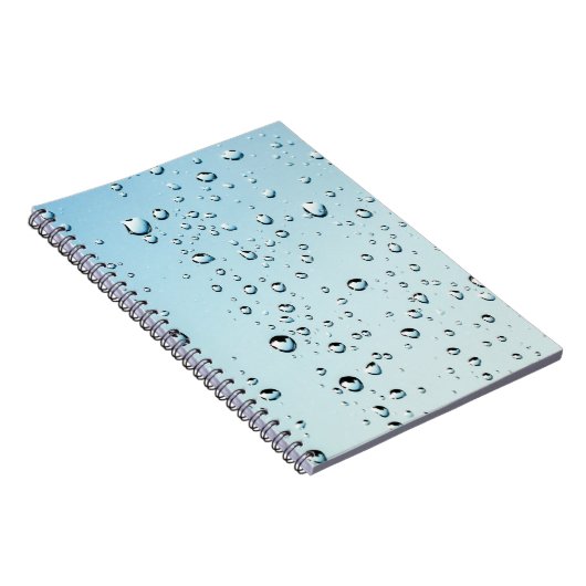 Raindrops Texture Notizblock (Rechte Seite)