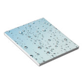 Raindrops Texture Notizblock (angewinkelt)