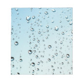 Raindrops Texture Notizblock (Vorderseite)