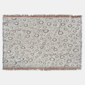 Raindrops Throw Blanket Decke (Vorderseite)