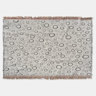 Raindrops Throw Blanket Decke
