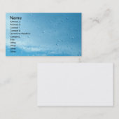 Raindrops Visitenkarte (Vorne/Hinten)