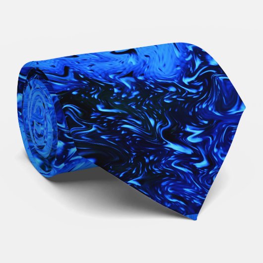 Raindrops von Shirley Taylor Krawatte (Gerollt)