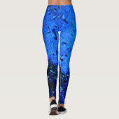 Raindrops von Shirley Taylor Leggings (Rückseite)