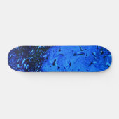 Raindrops von Shirley Taylor Skateboard (Horizontal)