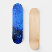 Raindrops von Shirley Taylor Skateboard (Vorderseite)