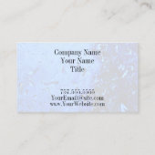 Raindrops von Shirley Taylor Visitenkarte (Rückseite)