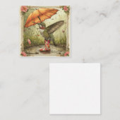 Raindrops & Warme Wünsche: Sweet Hummingbird Mitteilungskarte (Vorne/Hinten)