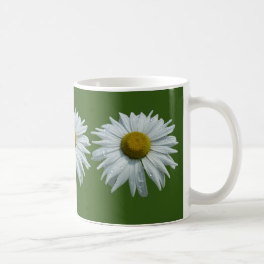 Raindrops zur Daisy-II-Wildblume Kaffeetasse (Rechts)
