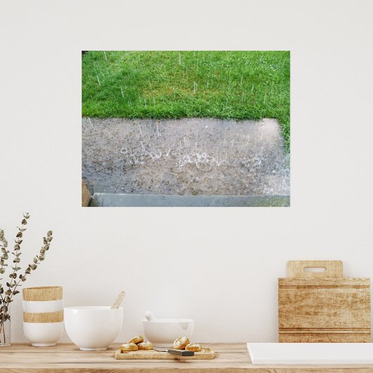 RAINDRUCK POSTER (Küche)