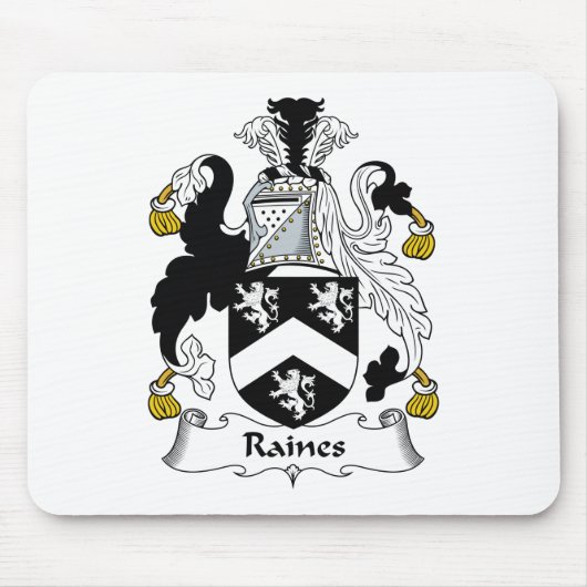Raines Familienwappen Mousepad (Vorne)