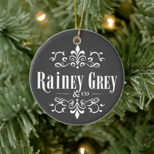 Rainey Grey + Co logo [4] Keramik Ornament (Baum)