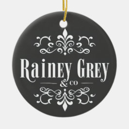 Rainey Grey + Co logo [4] Keramik Ornament