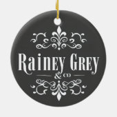 Rainey Grey + Co logo [4] Keramik Ornament (Hinten)