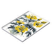 Rainfarn - Aquarellblumen Notizblock (Linke Seite)