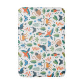 Rainforest Animal Pattern Badematte (Vorderseite Vertikal)