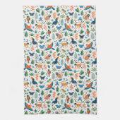 Rainforest Animal Pattern Geschirrtuch (Vertikal)