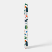 Rainforest Animal Pattern iPhone 15 Hülle (Linke Seite)