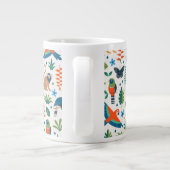 Rainforest Animal Pattern Jumbo-Tasse (Rückseite)