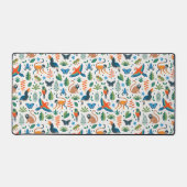 Rainforest Animal Pattern Schreibtischunterlage (Vorderseite)