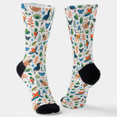 Rainforest Animal Pattern Socken (Gewinkelt)