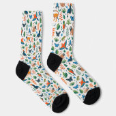 Rainforest Animal Pattern Socken (Rechts)