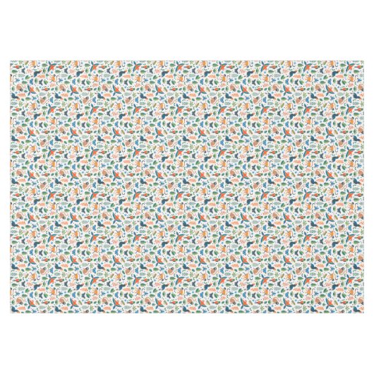 Rainforest Animal Pattern Tischdecke (Vorderseite (Horizontal))