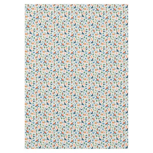 Rainforest Animal Pattern Tischdecke (Vorderseite)