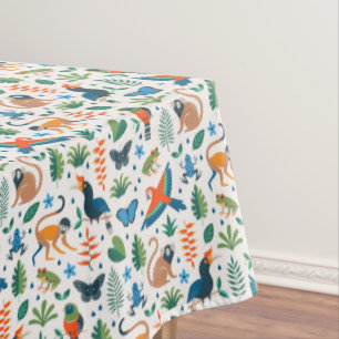 Rainforest Animal Pattern Tischdecke