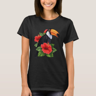 Rainforest Bird Tropical Animal Exotic Toucan Flor T-Shirt