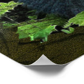 "RAINFOREST DREAMS II" Schimpanse Art Poster (Ecke)