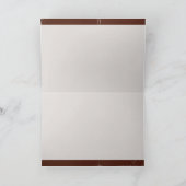 Rainforest Embellished Painted Letter P Monogram Karte (Innenseite)