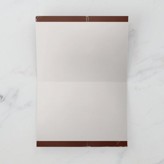 Rainforest Embellished Painted Letter P Monogram Karte (Innenseite)