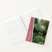 Rainforest Ferns Trees Palms, Australien, Rose Gol Notizblock (Innenseite)