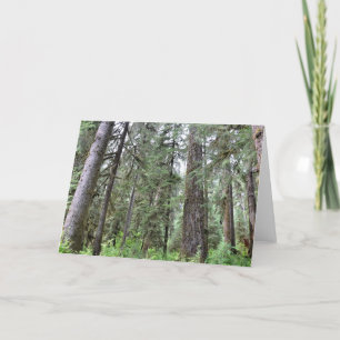 Rainforest Greycard Karte