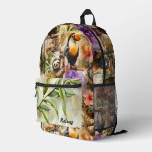 Rainforest Life Bedruckter Rucksack