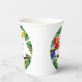 Rainforest Niedlich Owl Papagei Toucan Birthday Pappbecher (Rechts)