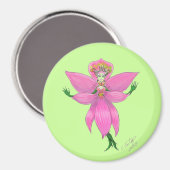 Rainforest Orchid Fairy Magnet (Vorderseite/Rückseite)