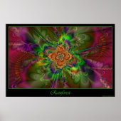 Rainforest poster - grüne Grenze (Vorne)