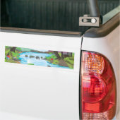 Rainforest River Autoaufkleber (Auf Lkw)