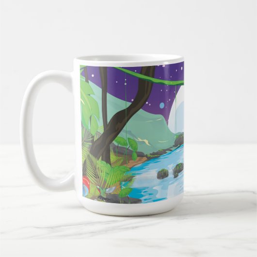 Rainforest River Kaffeetasse (Links)