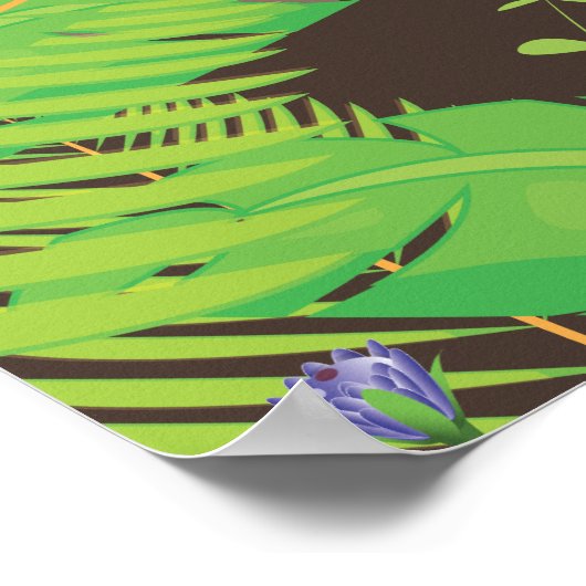 Rainforest River Poster (Ecke)